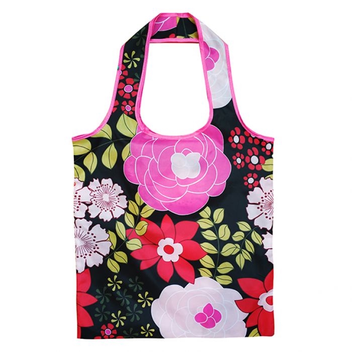 Sachi Fold Up Eco Reusable Shopping Bag - Floral Blooms-3