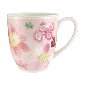 Maxwell & Williams Primula Coupe Mug 375ML Pink