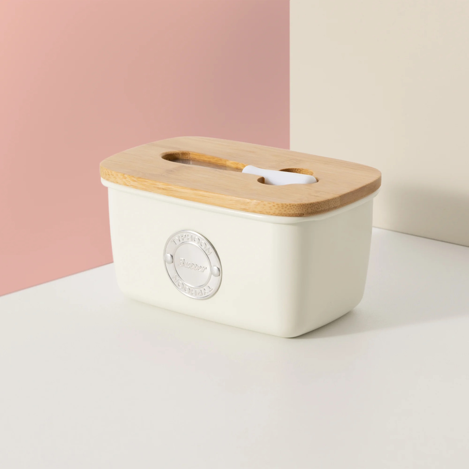 Typhoon Living Butter Dish 650ml Cream-3
