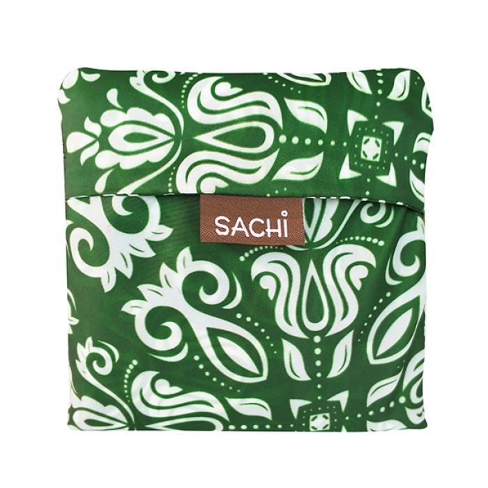 Sachi Fold Up Eco Reusable Shopping Bag - Green Leaf-4