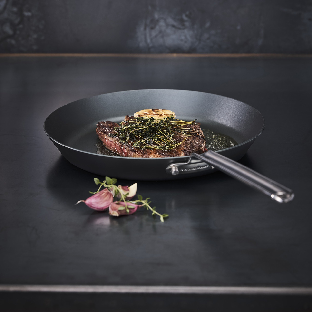 Scanpan Black Iron Carbon Steel Fry Pan 30cm-2