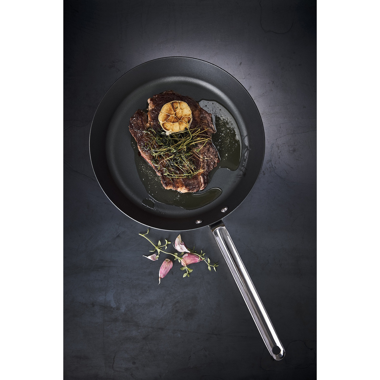 Scanpan Black Iron Carbon Steel Fry Pan 30cm-4