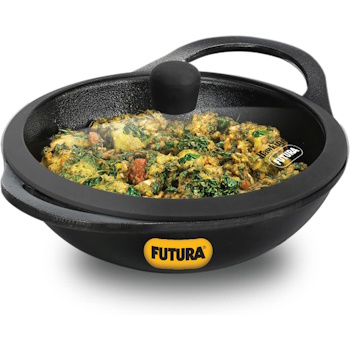 Hawkins Futura 2 Litre Cast Iron Kadhai (CIK20G)