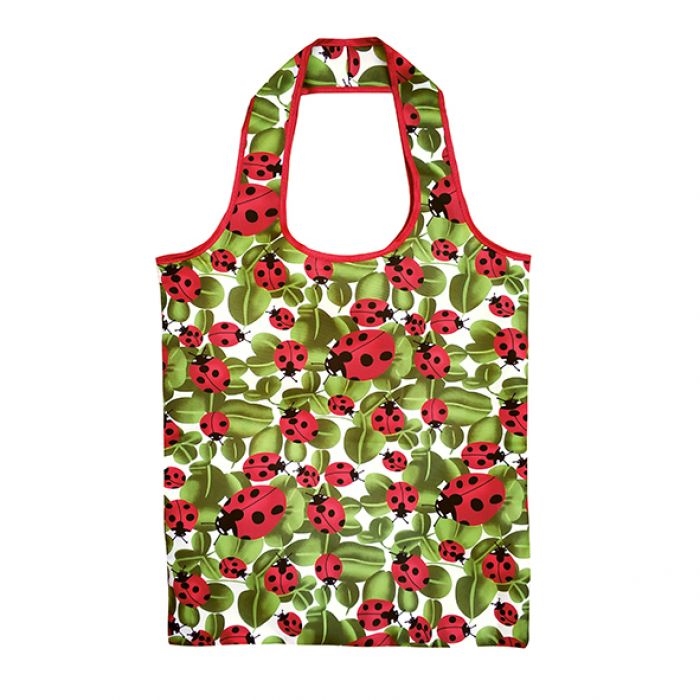 Sachi Fold Up Eco Reusable Shopping Bag - Lady Bug-3