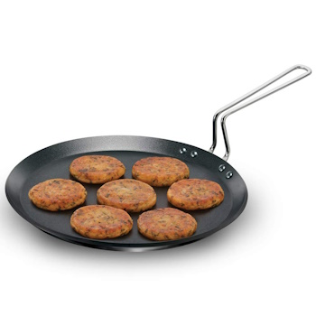 Hawkins Futura Induction Compatible Nonstick Flat Tava 30 cm (INFT30)