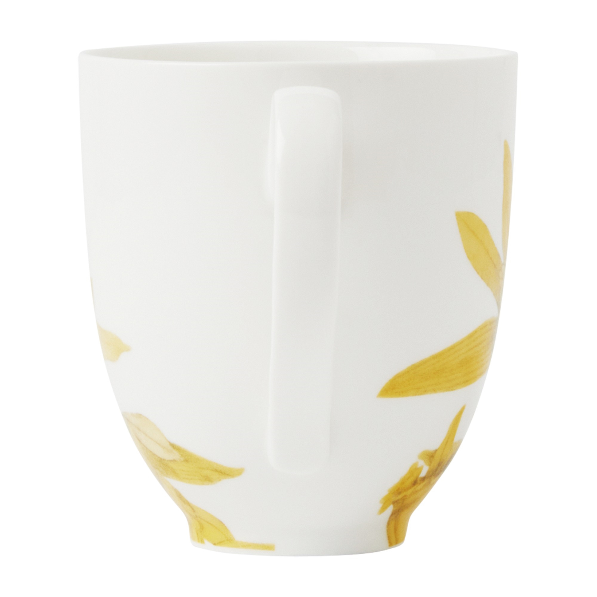 Maxwell & Williams Royal Botanic Gardens Australian Orchids Mug 350ML Yellow Gift Boxed