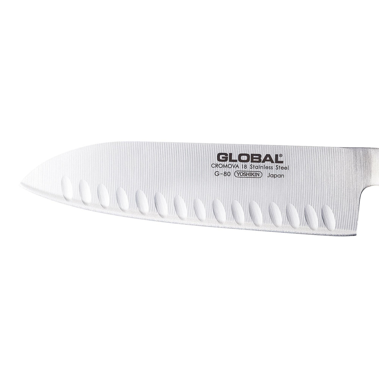 Global Classic 18cm Santoku Knife, Fluted G-80-2