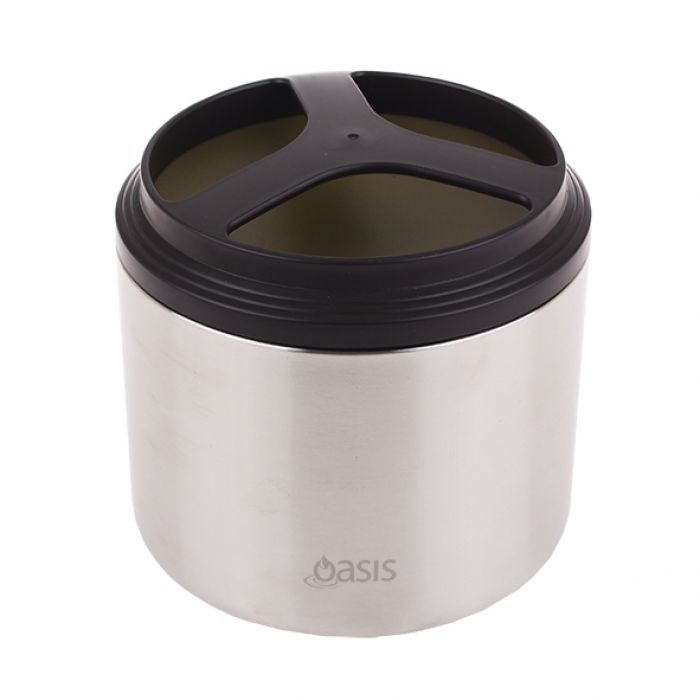 Oasis Stainless Steel Insulated Food Container Khaki 1L