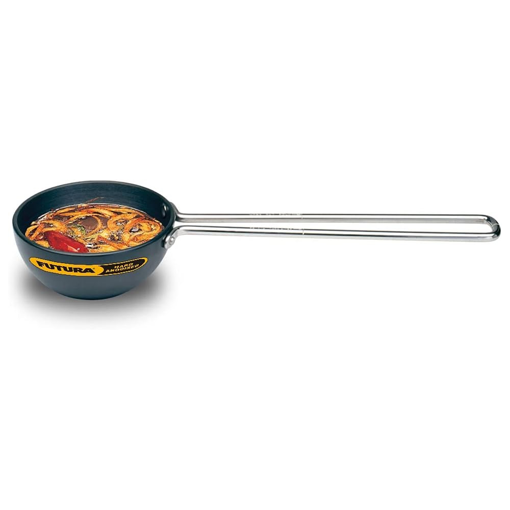 Hawkins Futura Hard Anodised Tadka Pan, 1 Cup, Black - ATP1-1
