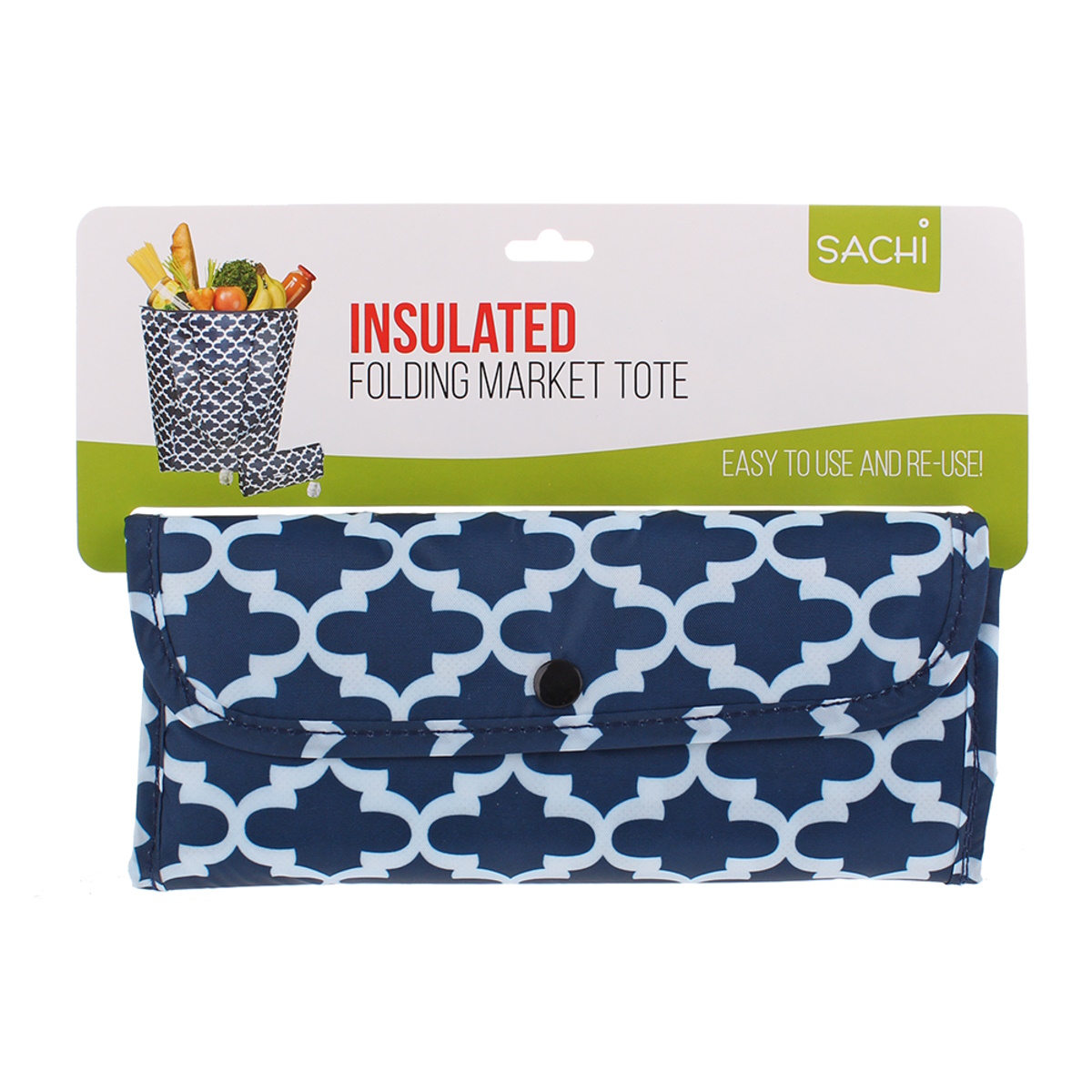 Sachi Insulated Market Tote - Moroccan Navy-3