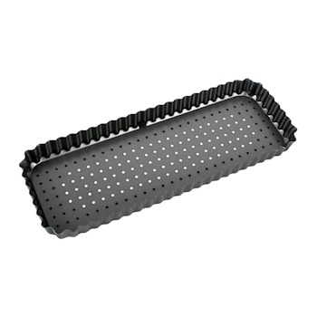 Bakemaster PC Rectanle Quiche Pan 36x13x3.5cm