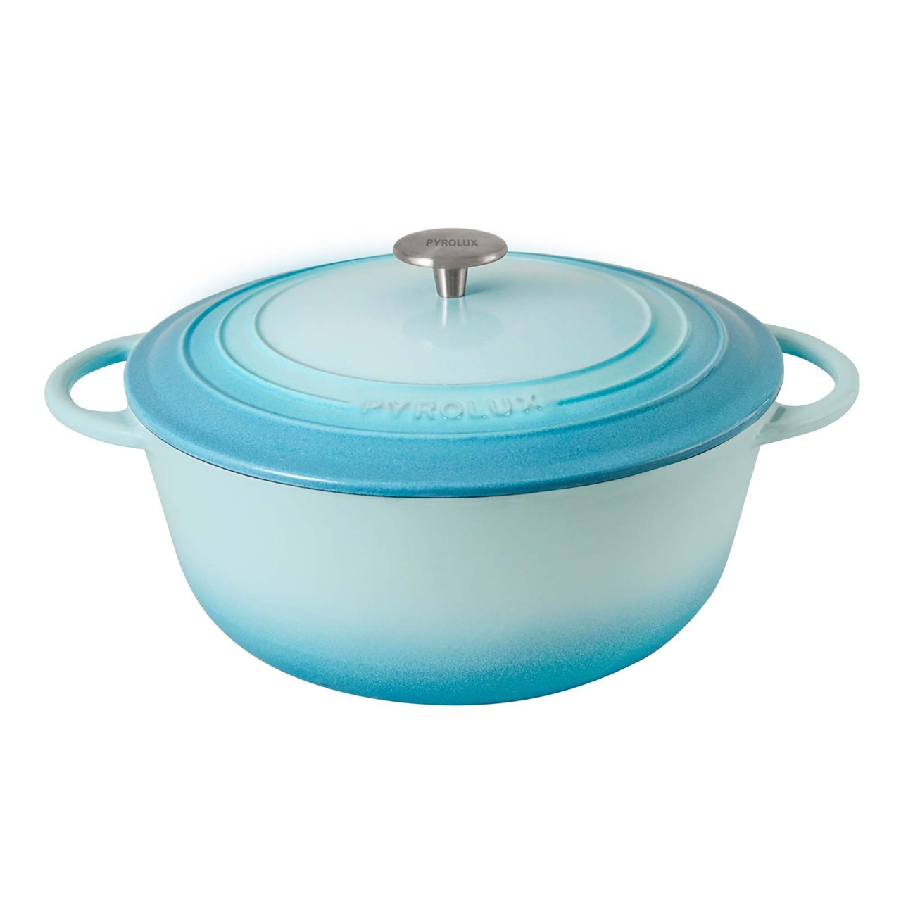 Pyrolux PYROCHEF 28cm/6L Round French Oven Duck Egg Blue-1