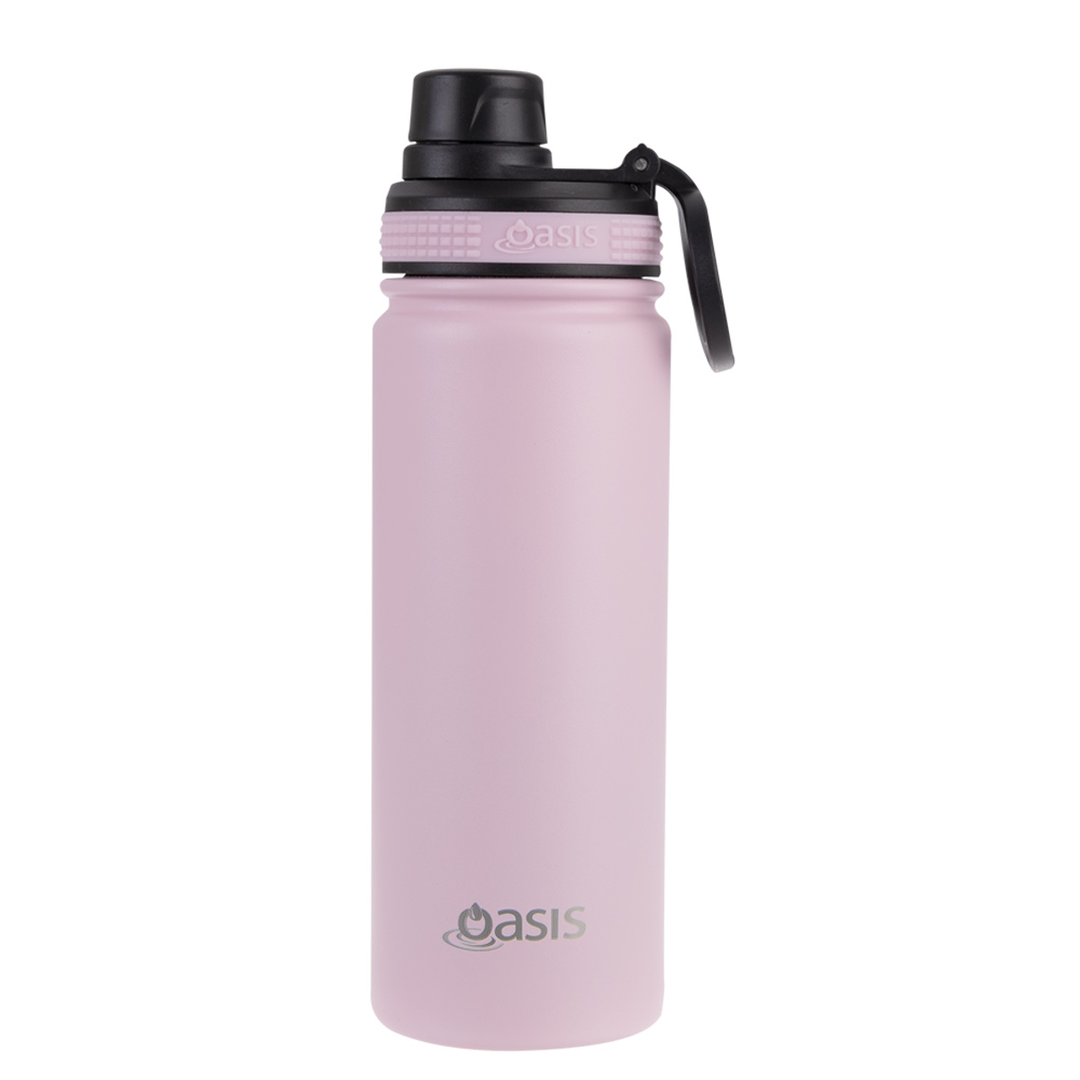 Oasis Stainless Steel Insulated Challenger Sports Bottle With Screw Cap 550ml - CARNATION-1