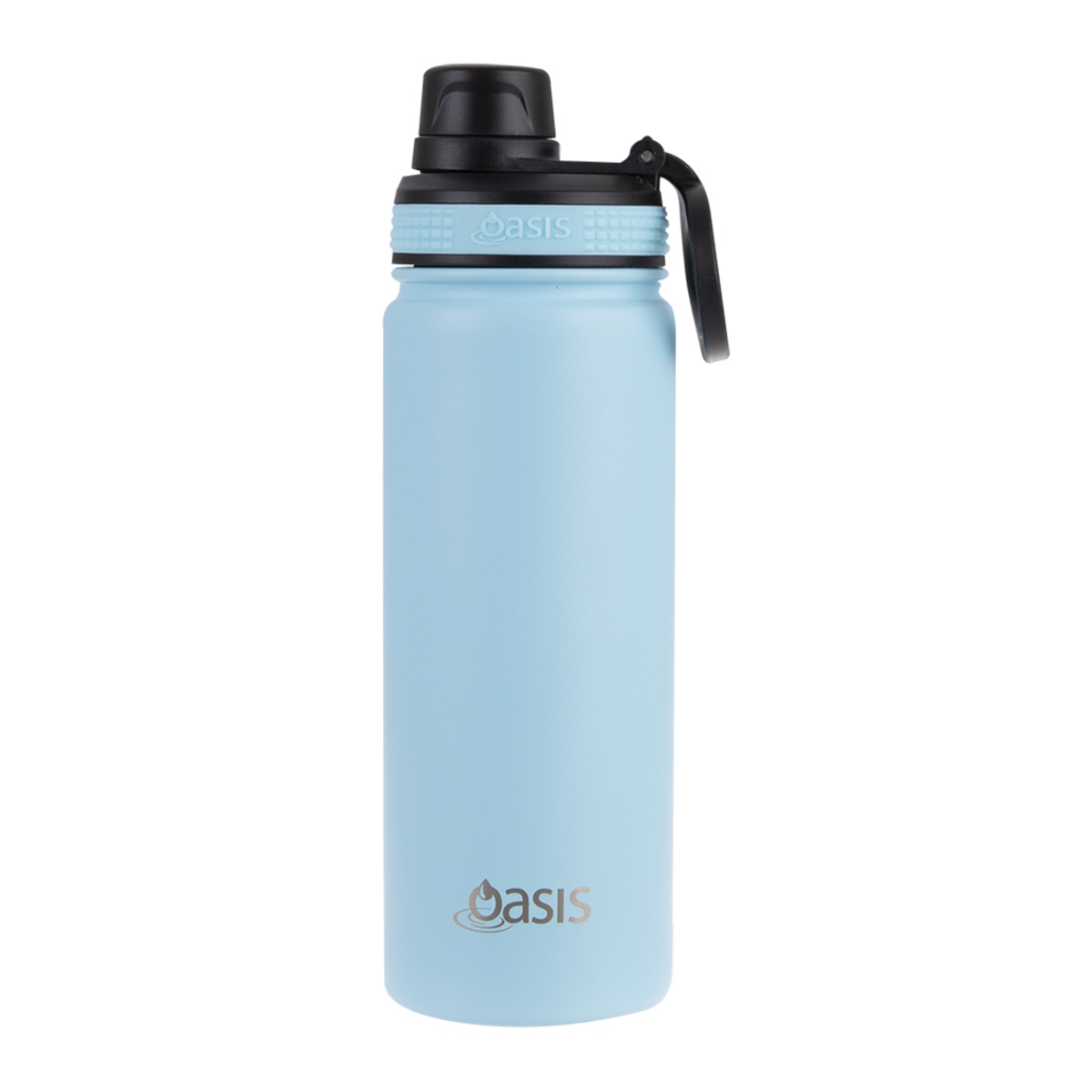 Oasis Stainless Steel Insulated Challenger Sports Bottle With Screw Cap 550ml - ISLAND BLUE-1