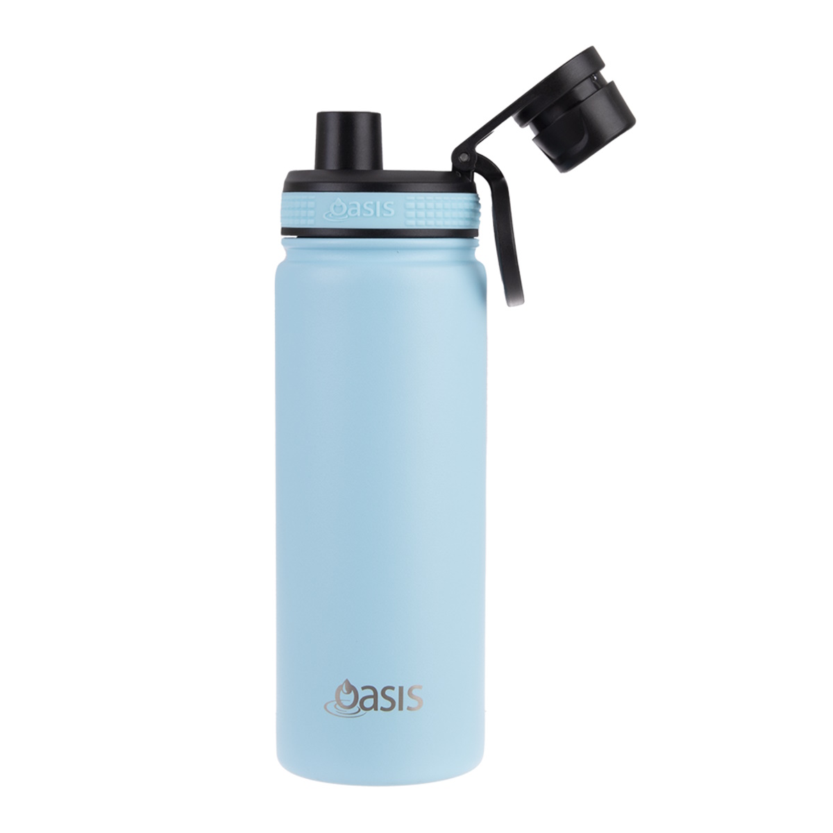 Oasis Stainless Steel Insulated Challenger Sports Bottle With Screw Cap 550ml - ISLAND BLUE-2