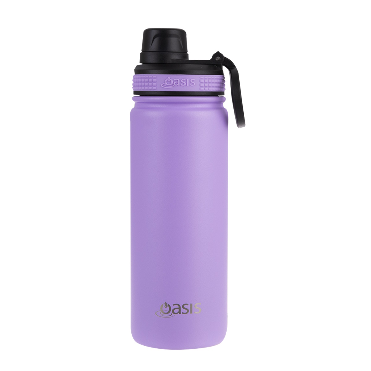 Oasis Stainless Steel Insulated Challenger Sports Bottle With Screw Cap 550ml - LAVENDER-1