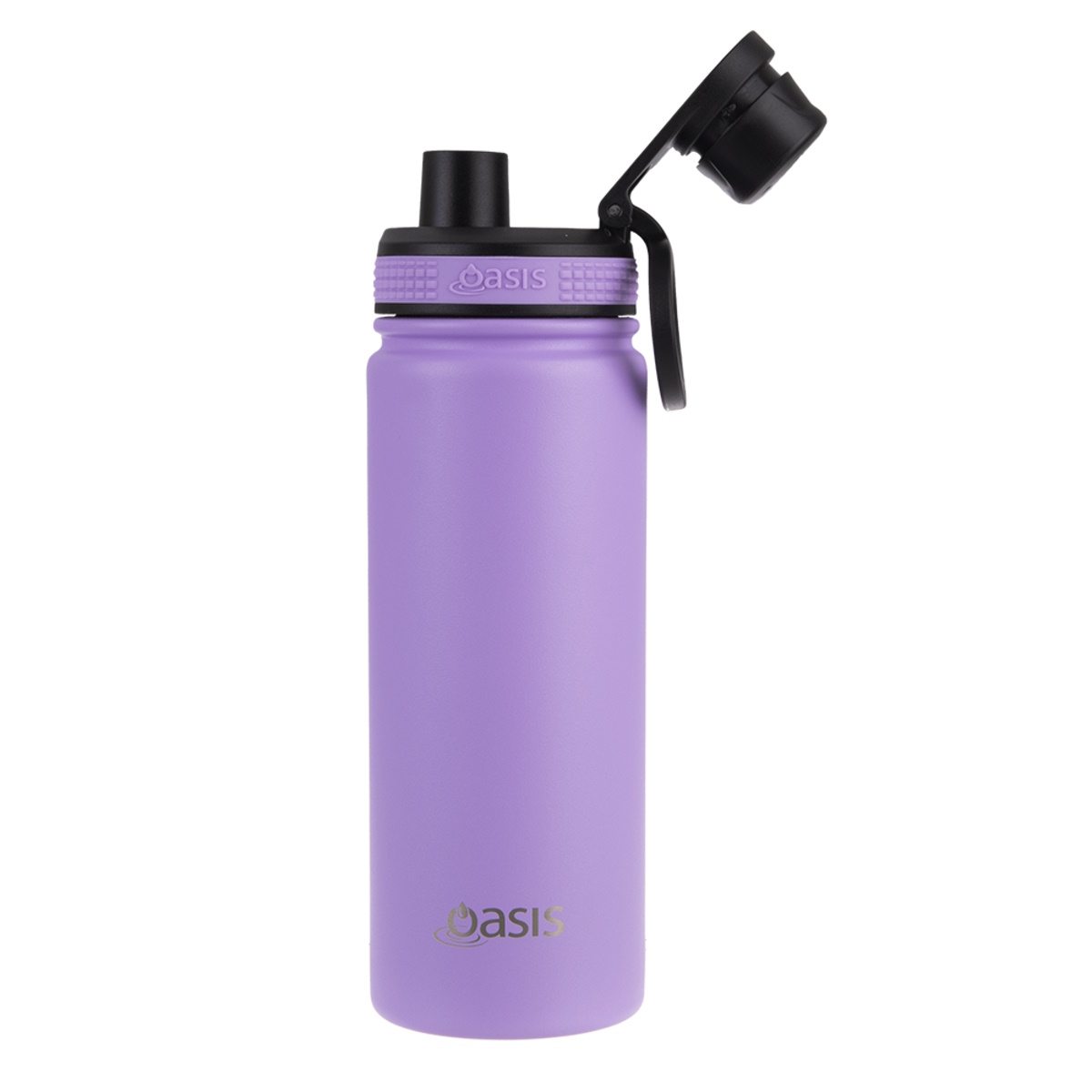 Oasis Stainless Steel Insulated Challenger Sports Bottle With Screw Cap 550ml - LAVENDER-2