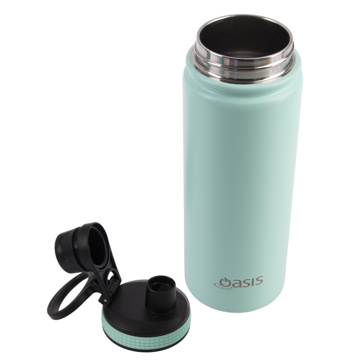 Oasis Stainless Steel Insulated Challenger Sports Bottle With Screw Cap 550ml - MINT-3