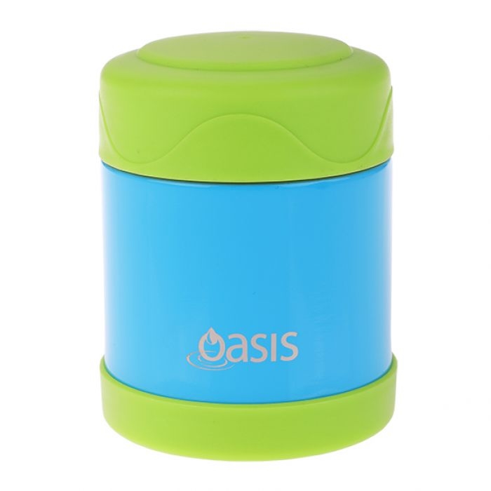 Oasis Kids Stainless Steel Insulated Food Flask 300ml Blue and Green-3