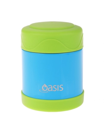 Oasis Kids Stainless Steel Insulated Food Flask 300ml Blue and Green