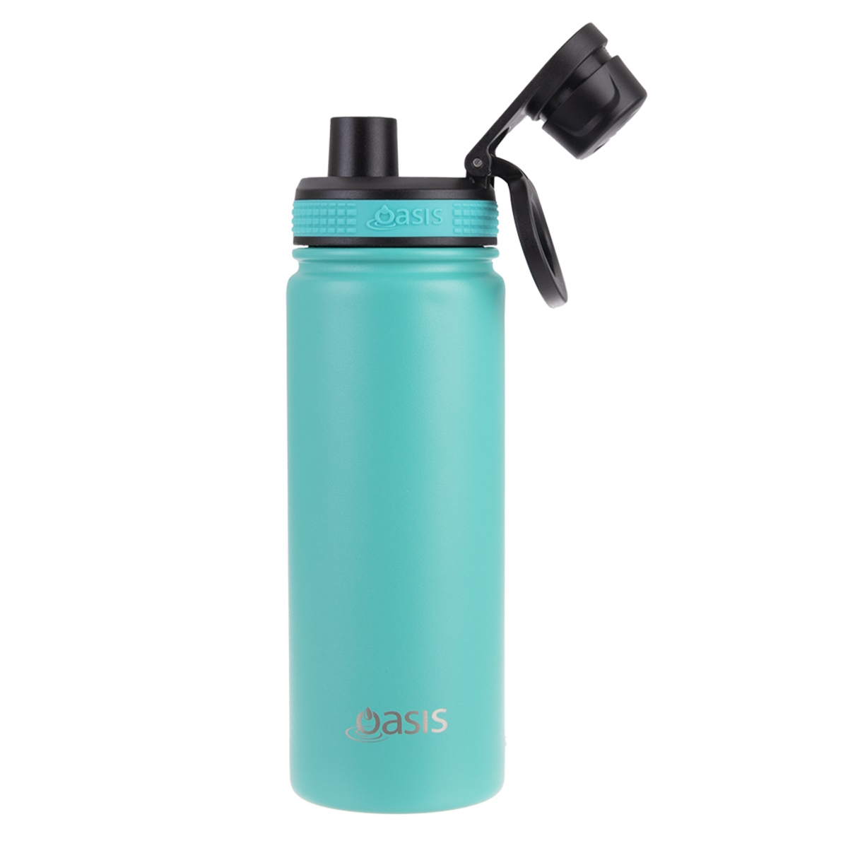 Oasis Stainless Steel Insulated Challenger Sports Bottle With Screw Cap 550ml - TURQUOISE-2
