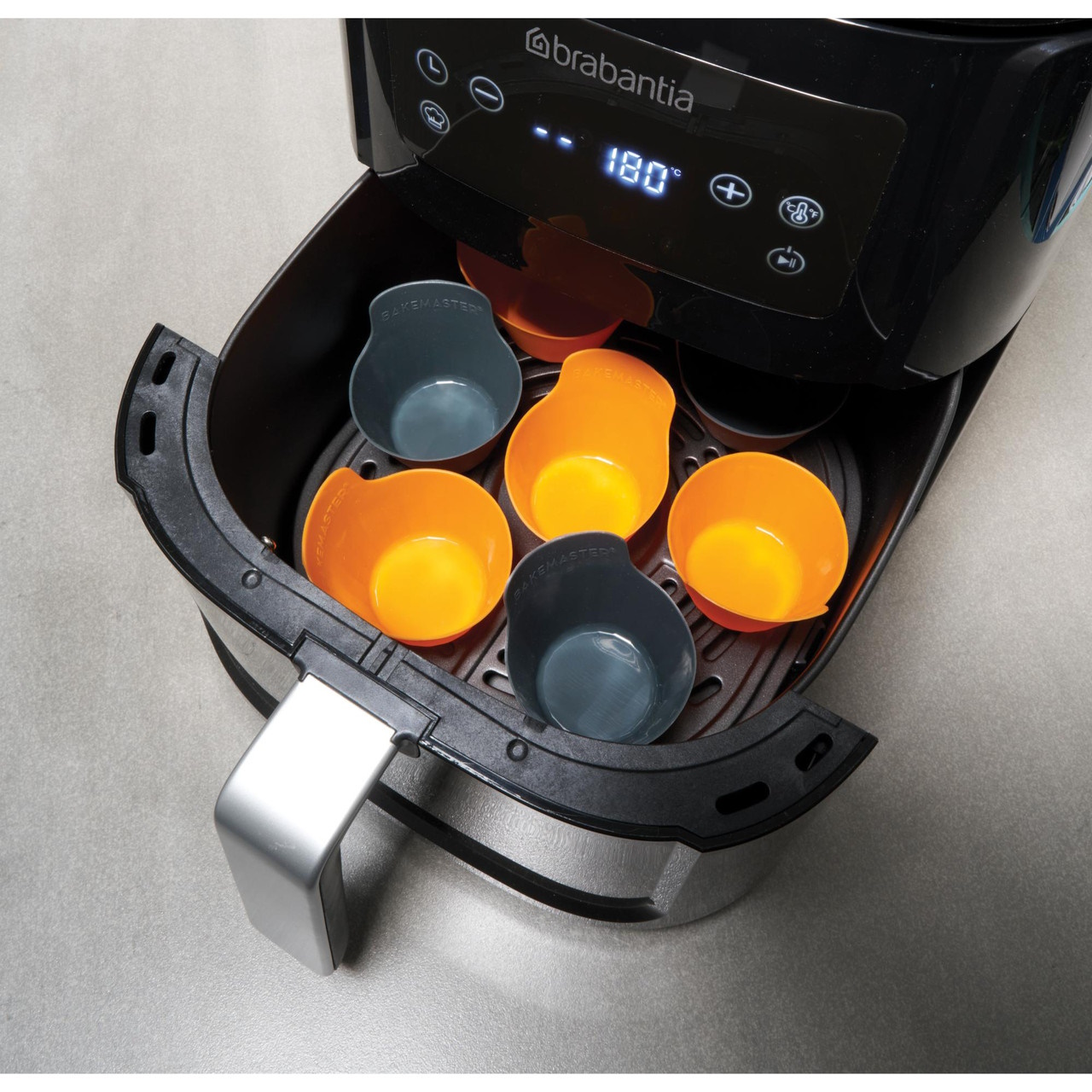 Silicone Baking Cups Set Of 12 7 X 4cm Orange grey-4