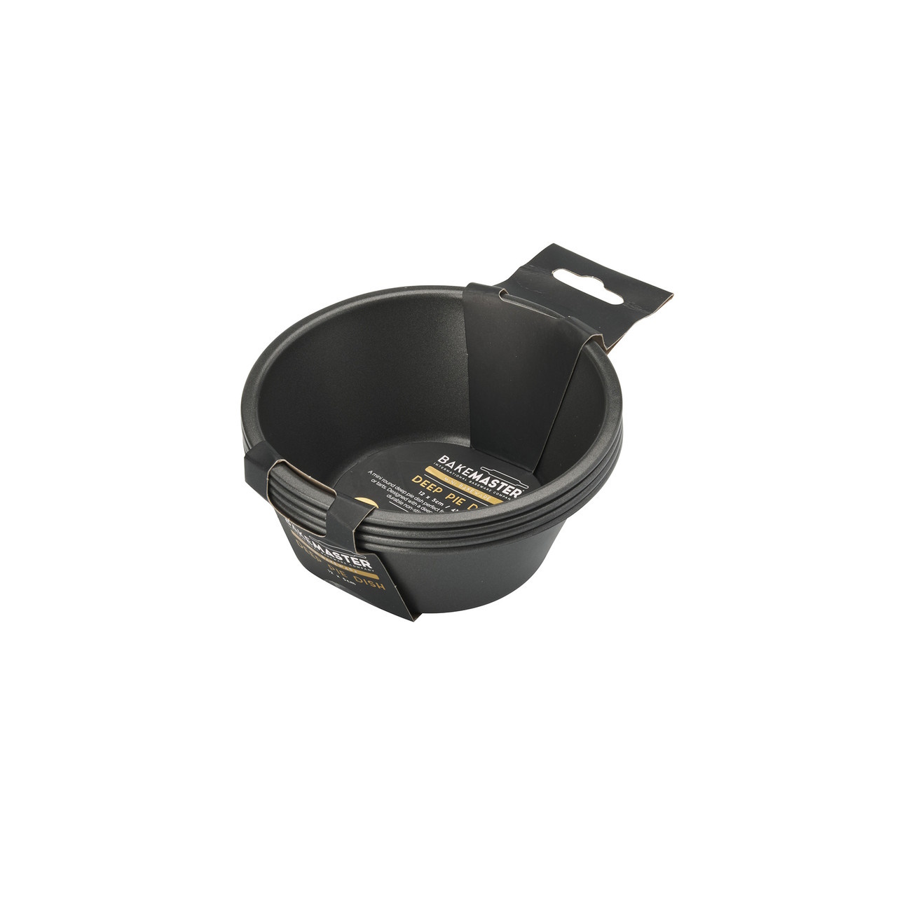 Bakemaster Deep Pie Dish Set Of 4 12 X 5cm - Non-stick-3