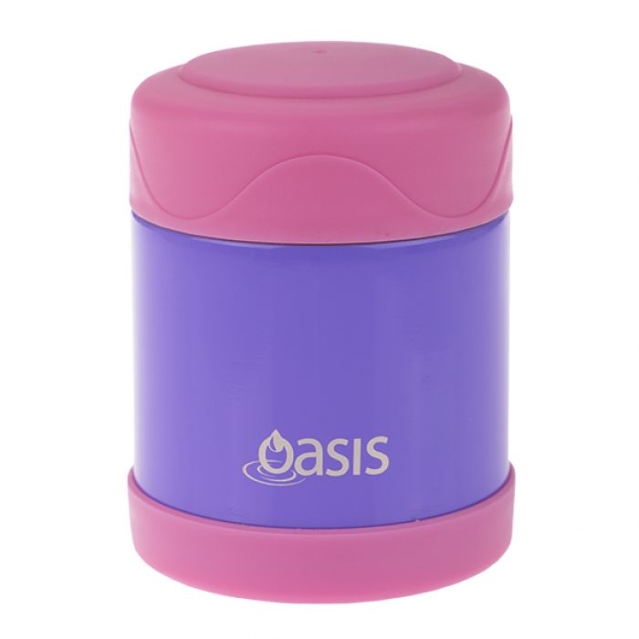 Oasis Kids Stainless Steel Insulated Food Flask 300ml Purple and Pink-2