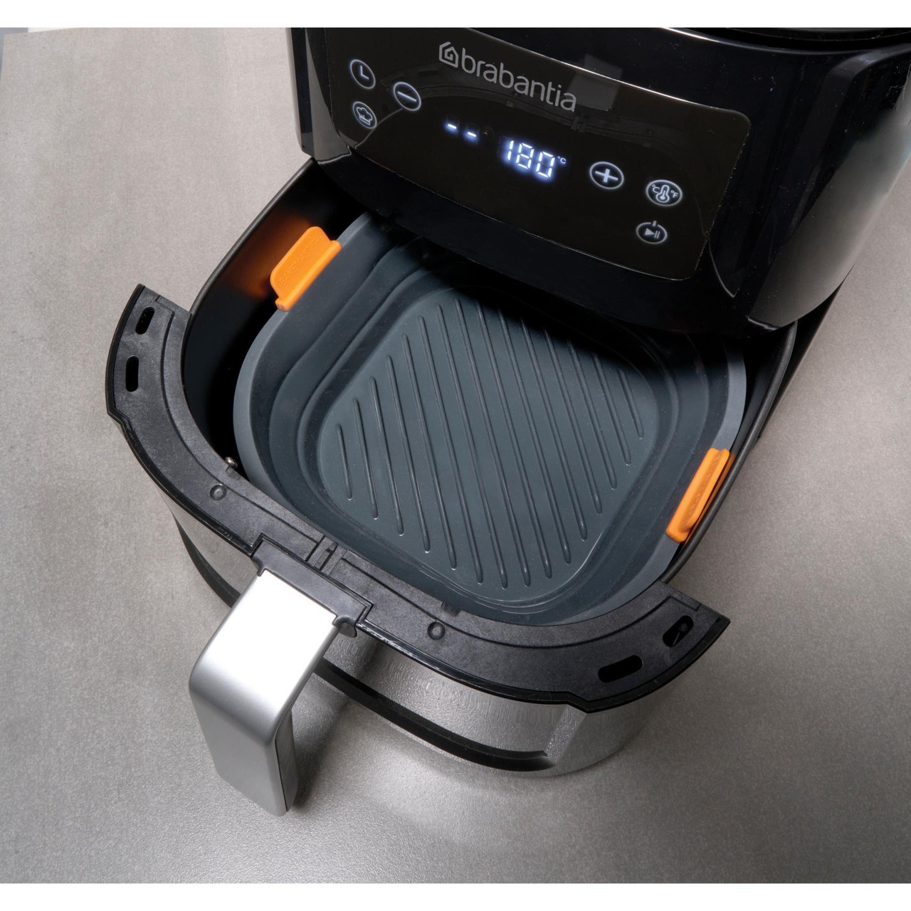 Bakemaster Silicone Collapsible Square Air Fryer Insert 21 X 21 X 6.5cm-3