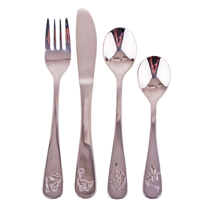 Childrens Dinosaur 4 Piece Cutlery Set-2