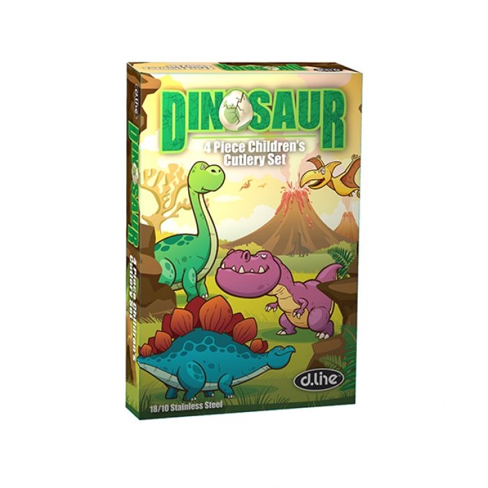 Childrens Dinosaur 4 Piece Cutlery Set-4
