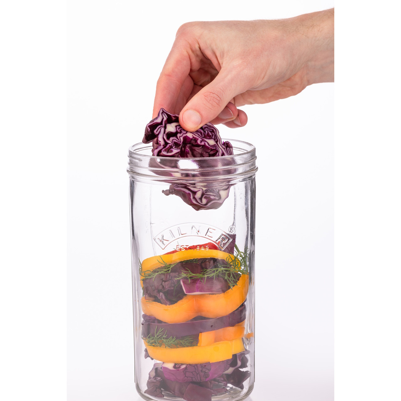 Kilner Wide Mouth Fermentation Set, 1 Litre-3