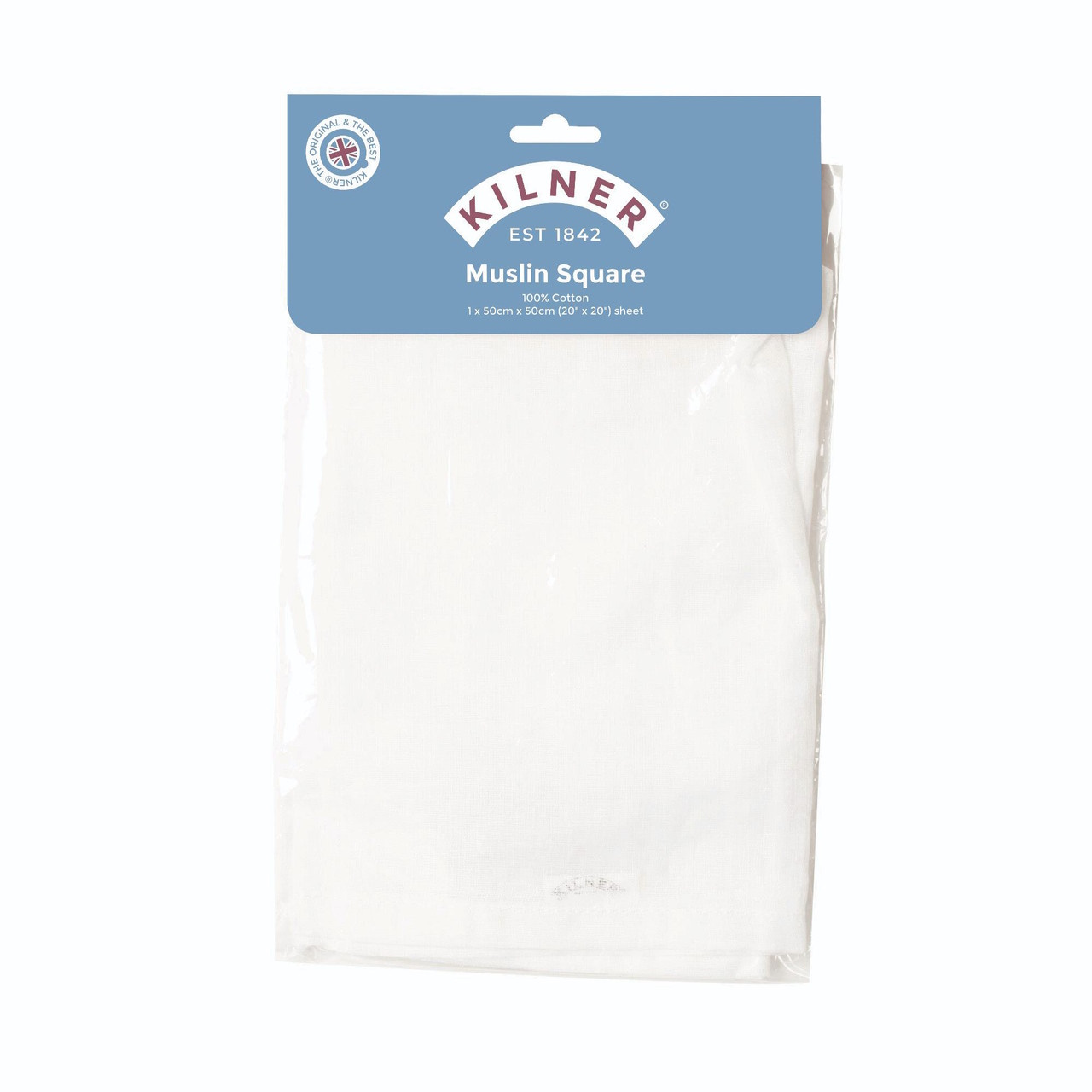 Kilner Muslin Square 50 x 50cm -  Cotton-1