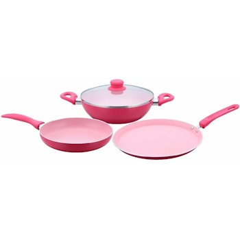Wonderchef French Blossom Set - Pink