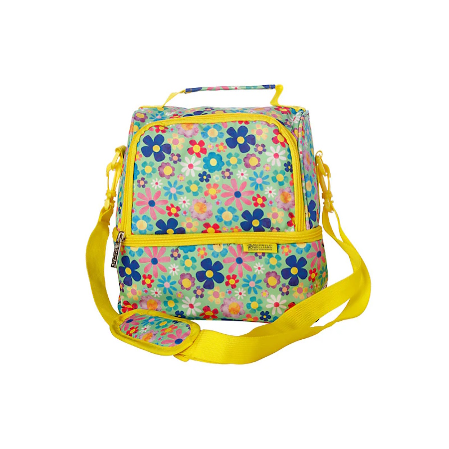 Maxwell & Williams Kasey Rainbow Be Kind Insulated Lunch Bag Flowers-1