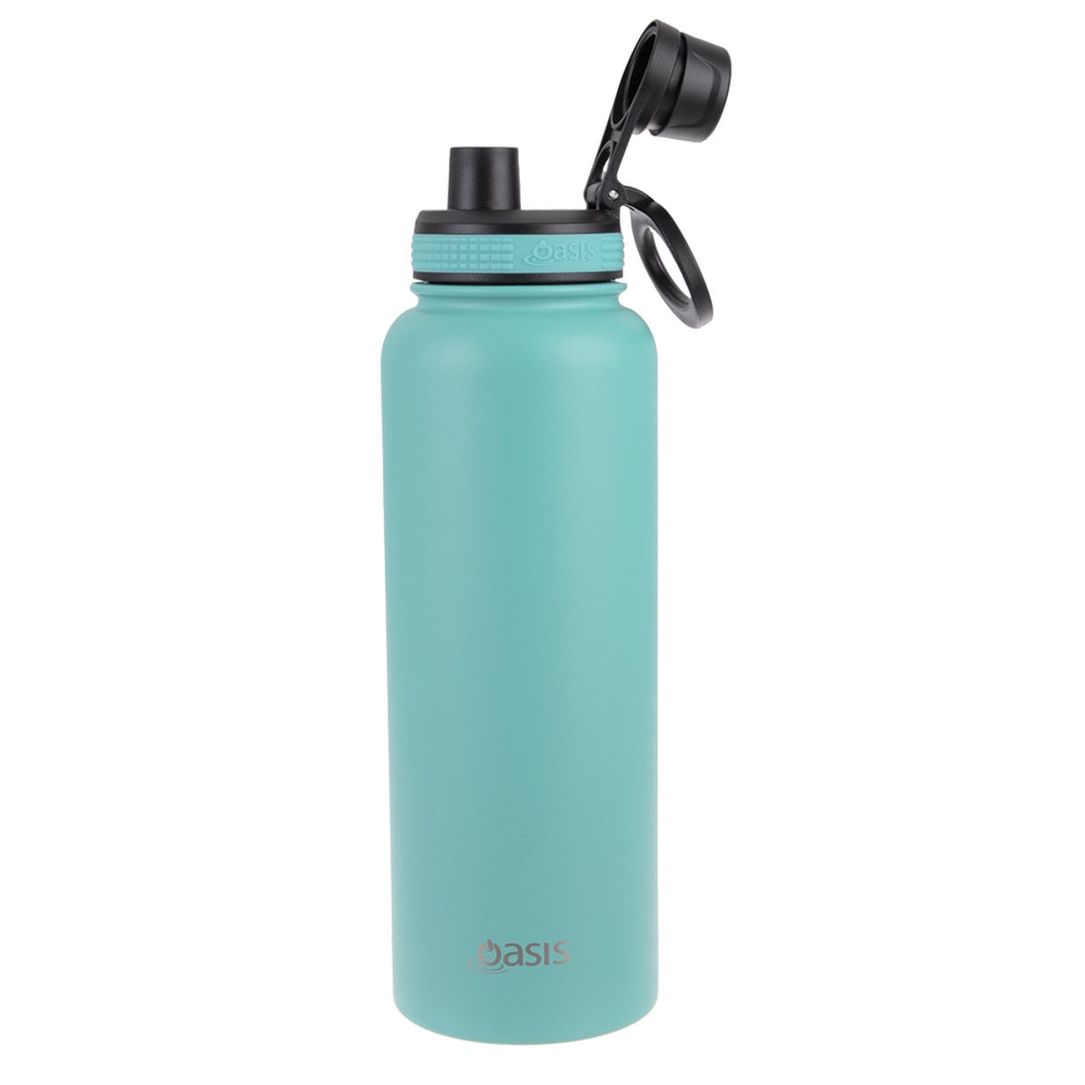 Oasis Stainless Steel Double Wall Insulated Challenger Sports Bottle 1.1L - Turquoise-2