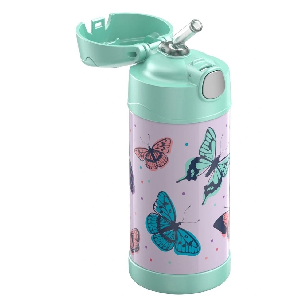 Thermos FUNtainer Vacuum Insulated Drink Bottle - Butterfly Frenzy - 355ml-2