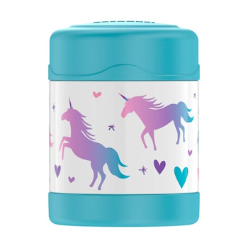 Thermos FUNtainer 290ml Vacuum Insulated Food Jar - Purple Unicorn