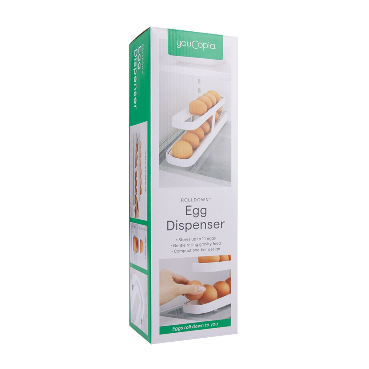 Youcopia Rolldown Egg Dispenser-4