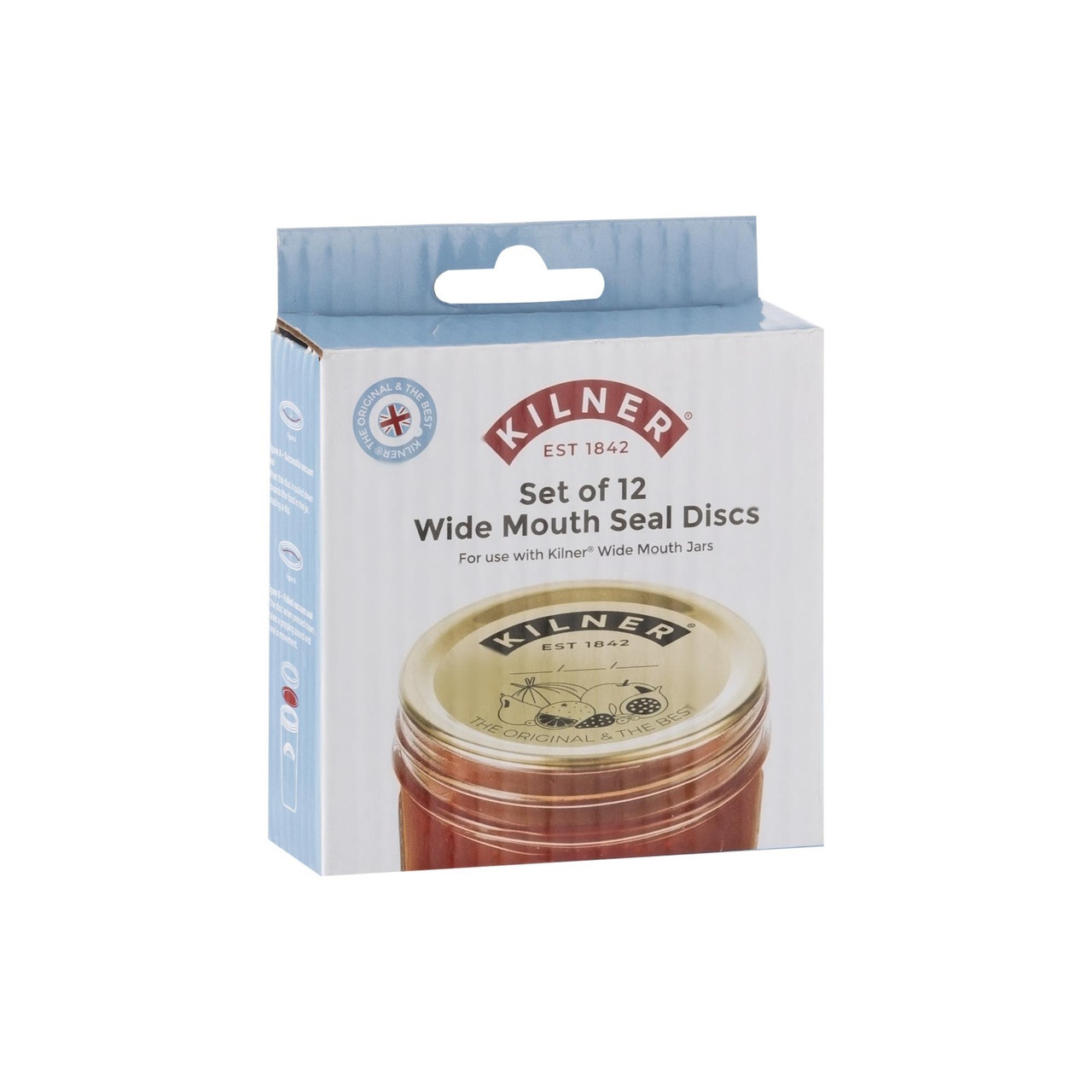 Kilner Wide Mouth Preserve Seals (Pack of 12)