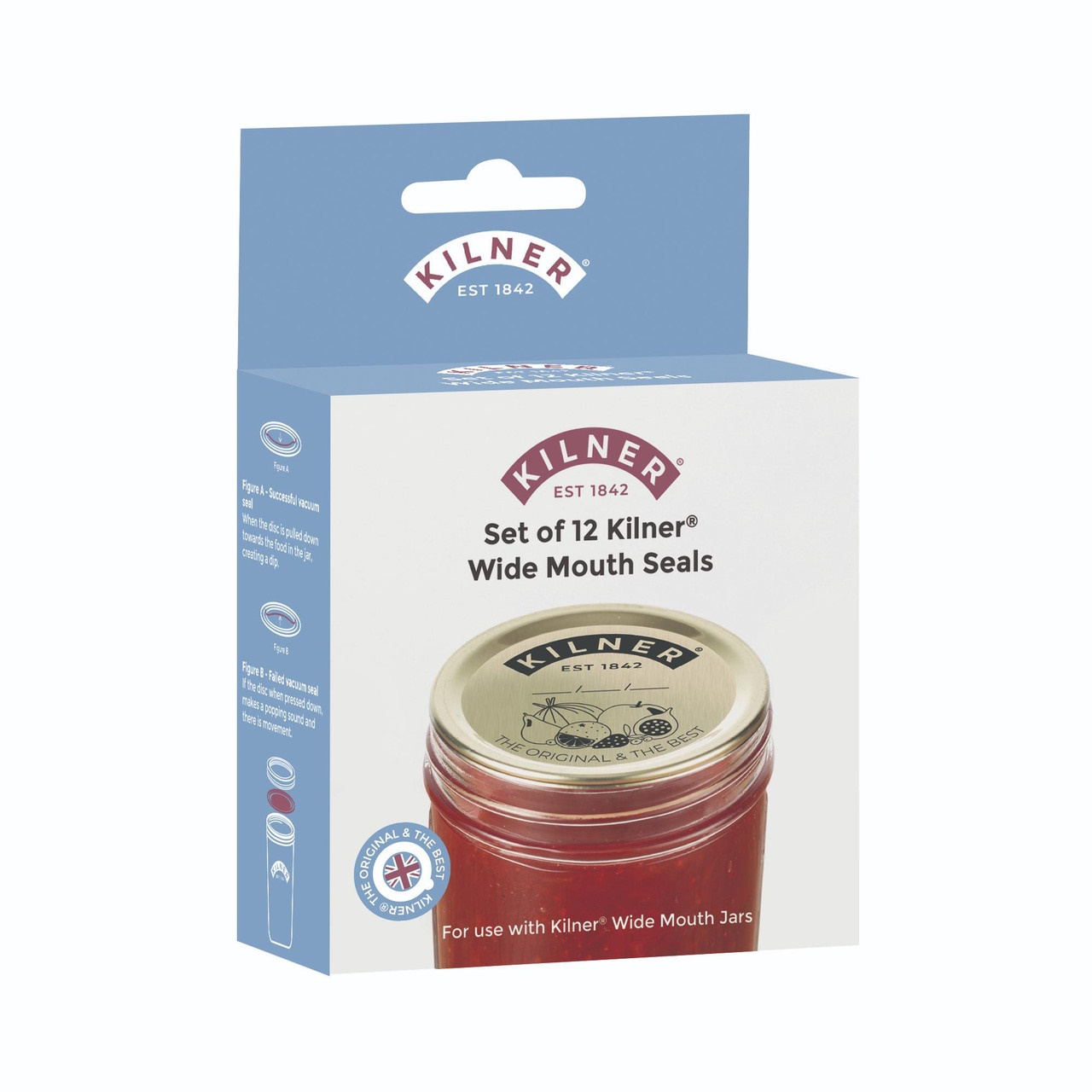 Kilner Wide Mouth Preserve Seals (Pack of 12)-3
