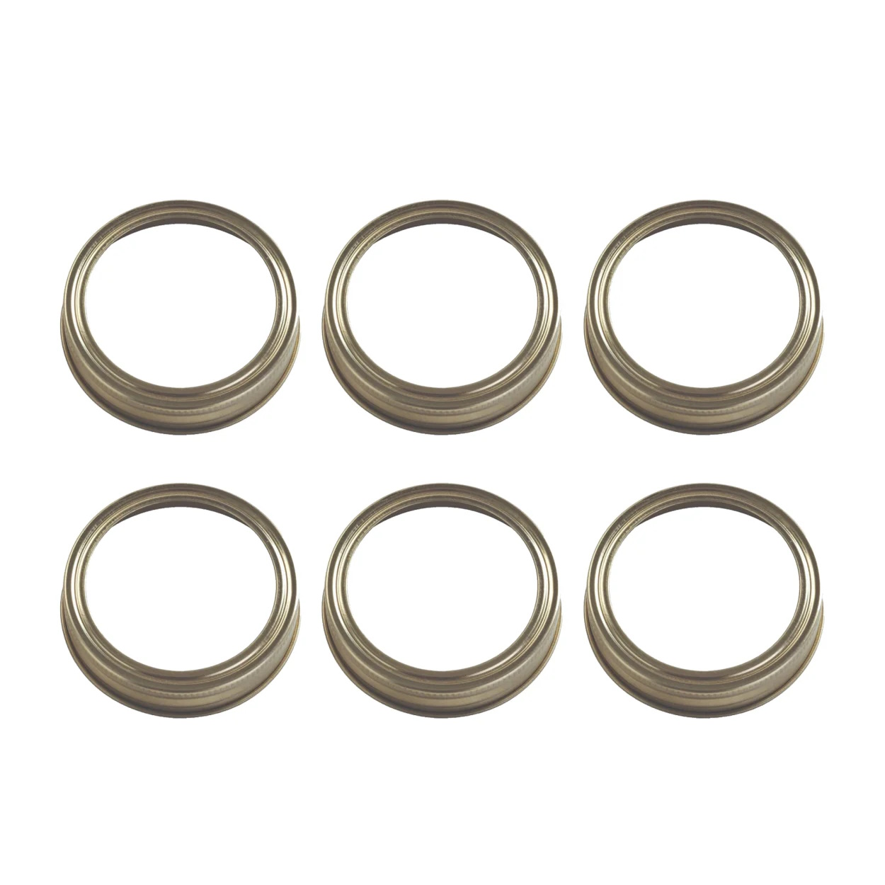 Kilner Wide Mouth Preserve Screw Band 6pk-1
