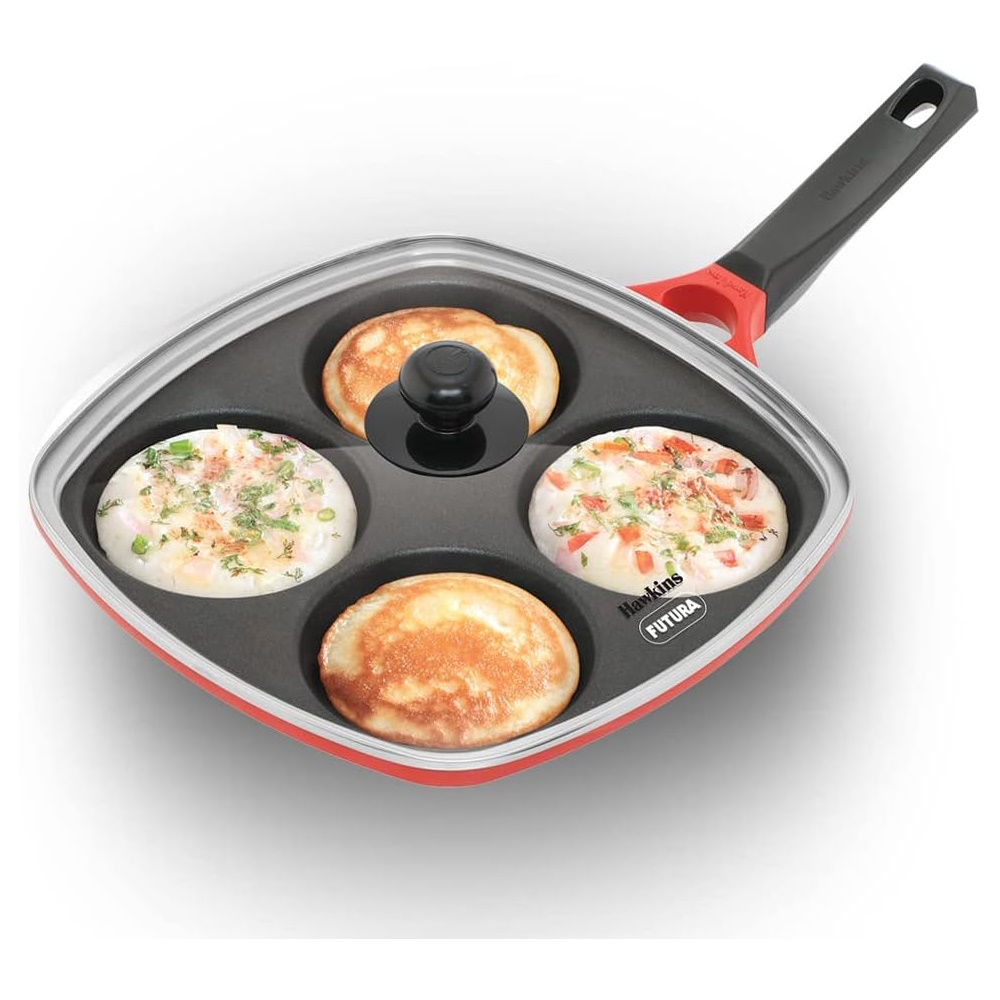 Hawkins Die Cast Multi Snack Pan 30 Cm With Glass Lid DCMS30G-1