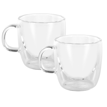 Avanti Caffe Manico Double Wall Glass Set of 2 - 250ml