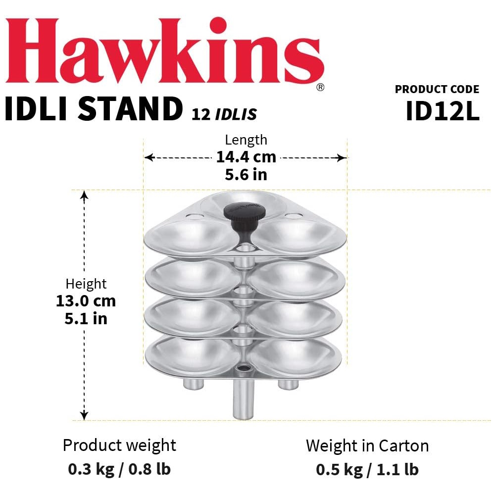 Hawkins Idli Stand - 12 Idlis - Large- ID12L-2