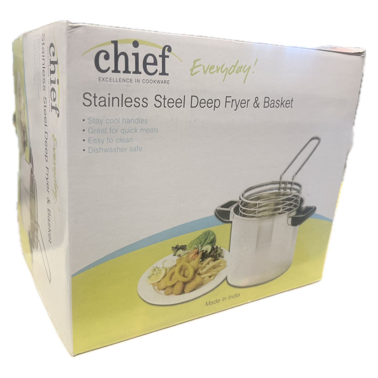 Chief Tall Chip Deep Fry Pan & Basket Set 18cm-4