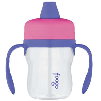 Thermos Foogo Tritan Drink Bottle with Straw - Pink - 360ml