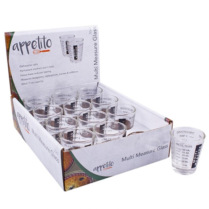 Appetito Multi Purpose Measure Glass 30ml-2