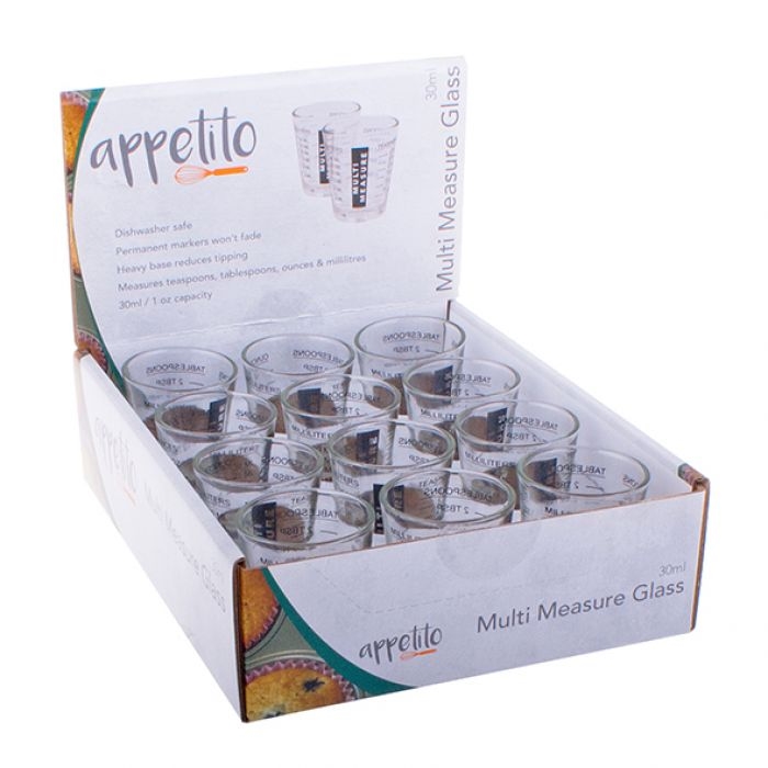 Appetito Multi Purpose Measure Glass 30ml-4