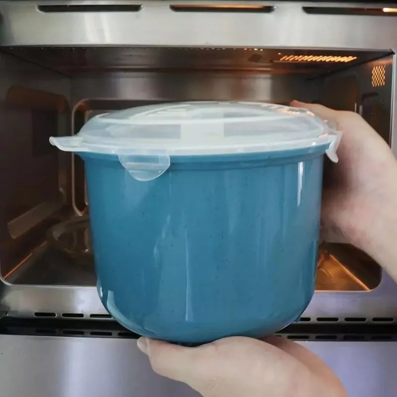 White Magic Microwave Rice Steamer-4